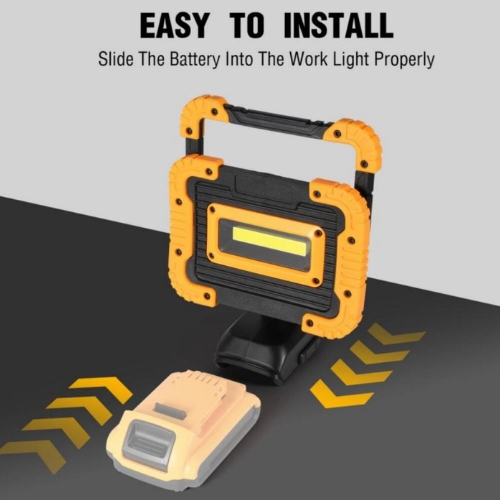 New 20W  COB LED Working Light With Dewalt Battery Pack