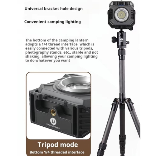  Rechargeable Multi-function work light  Stepless dimming With magnet hook 1/4 screw connection