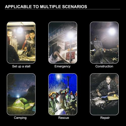  Rechargeable Multi-function work light  Stepless dimming With magnet hook 1/4 screw connection