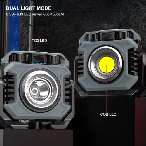  Rechargeable Multi-function work light  Stepless dimming With magnet hook 1/4 screw connection