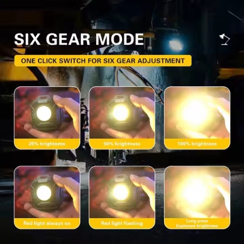 Mini Multi-Functional 500lm Portable Work Light With Magnet And Power Bank