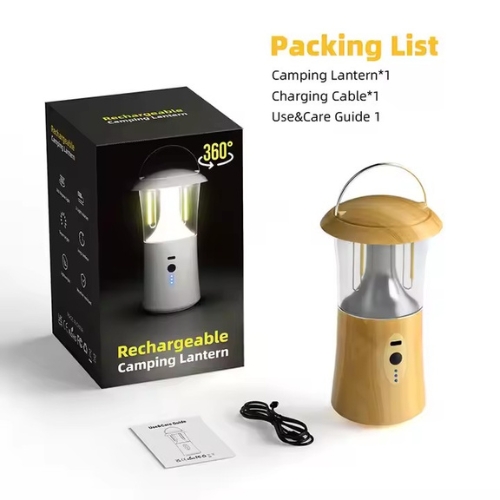 New 360 degree lighting Led Rechargeable Camping Lantern with Dimmer