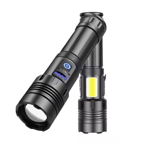 High Power  Rechargeable Zoom  Aluminum Tactical LED Flashlight