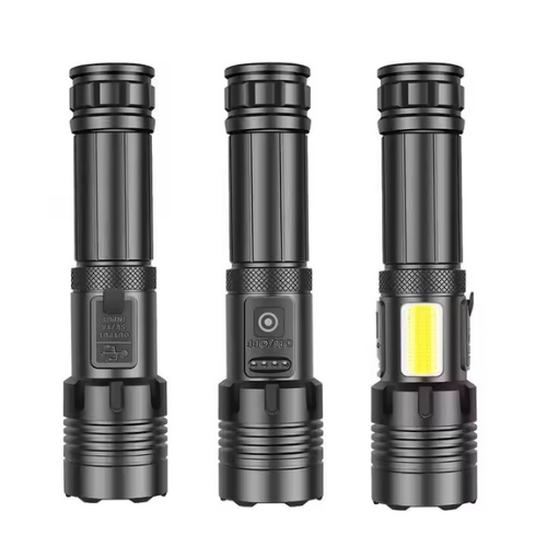 High Power  Rechargeable Zoom  Aluminum Tactical LED Flashlight