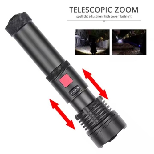 1000 Lumen  10W High Power Aluminum LED Zoom Flashlight