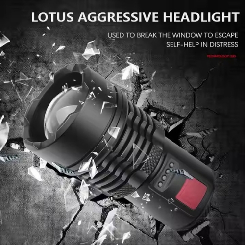 1000 Lumen  10W High Power Aluminum LED Zoom Flashlight