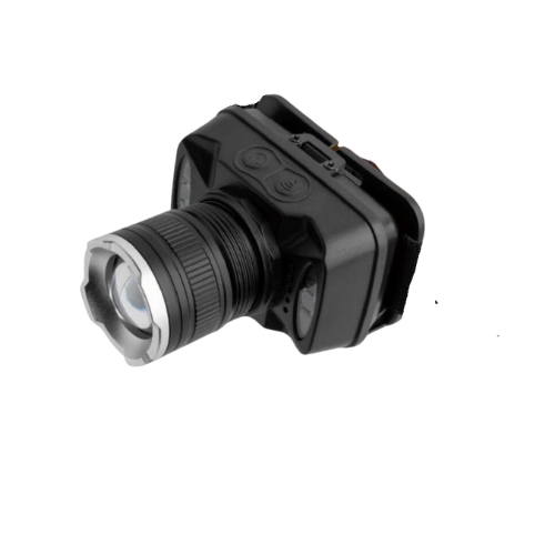 Type-C Rechargeable Headlamp with motion sensor and zoom white laser