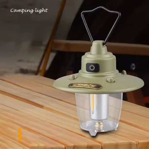 Type-C rechargeable camping lantern with dimming function