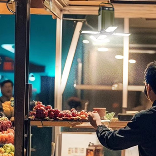 Hanging Camping Lantern -4+1 with solar