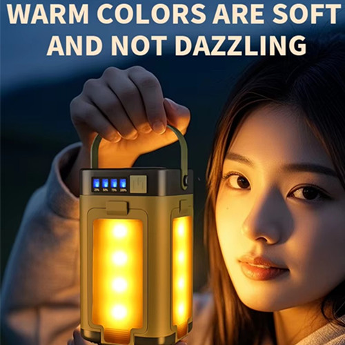 Hanging Camping Lantern -4+1 with solar