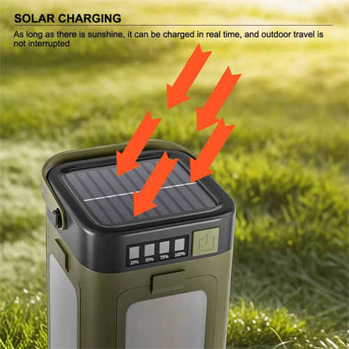 Hanging Camping Lantern -4+1 with solar