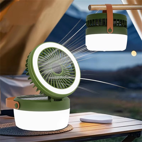 Solar Camping Light Multi-functional Rechargeable Fan Light Camping Lamp