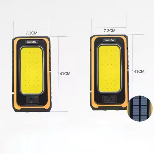 Solar Magnetic Rechargeable Led Cob Work Light