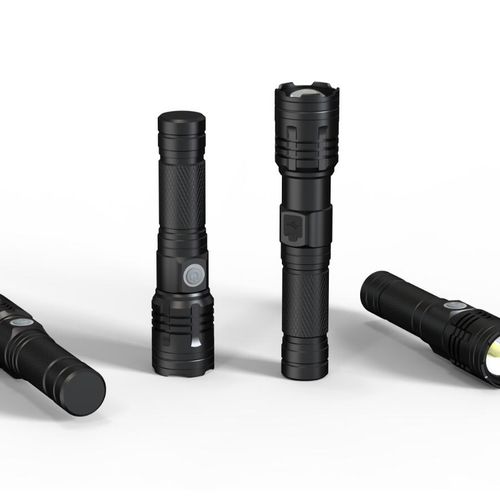 20W LED  rechargeable Zoom flashlight light