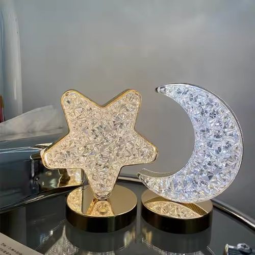  LED Cordless Crystal Table Lamp