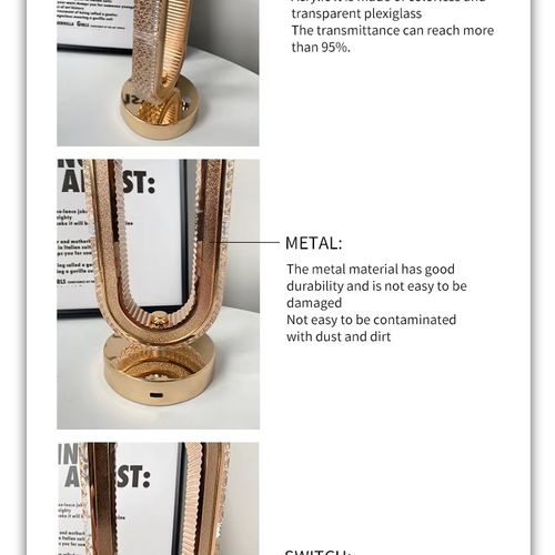  LED Cordless Crystal Table Lamp