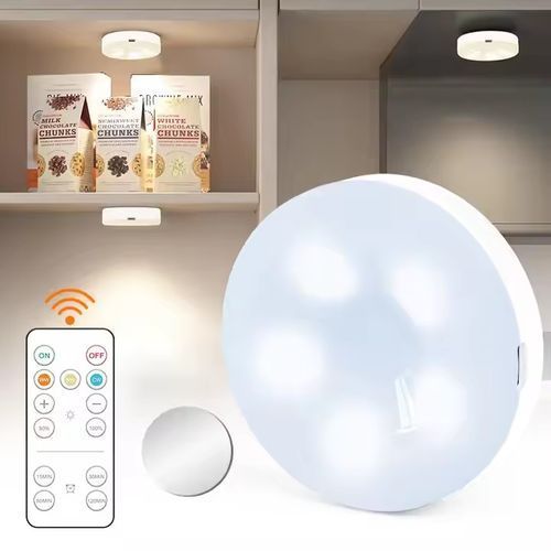 Led rechargeable night light with remote control