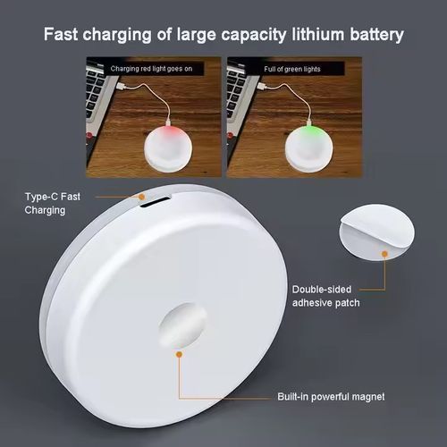 Led rechargeable night light with remote control