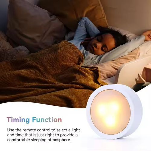 RGB  led night light with remote control