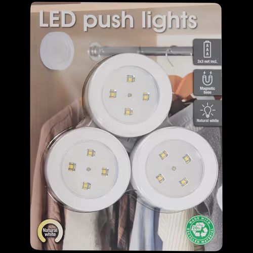 3p| cs   LED push light with remote control