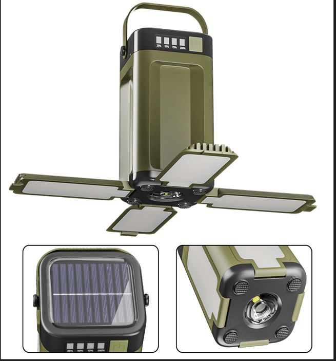 Type-C rechargeable camping lantern with dynamo 