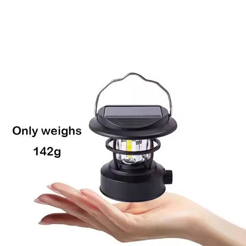 Super bright  3W Solar COB  LED  Camping lantern 