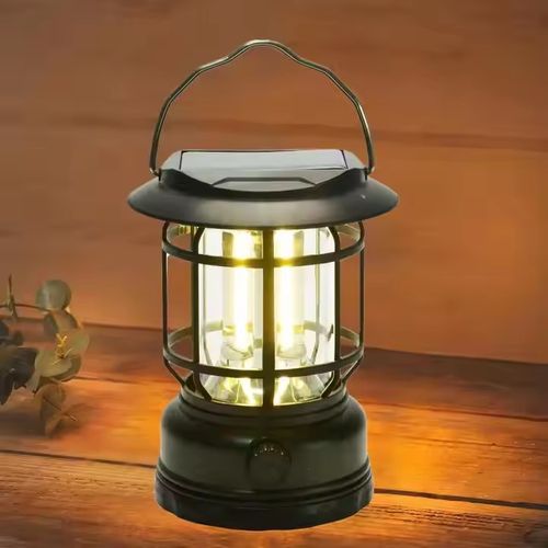 Super bright  3W Solar COB  LED  Camping lantern 