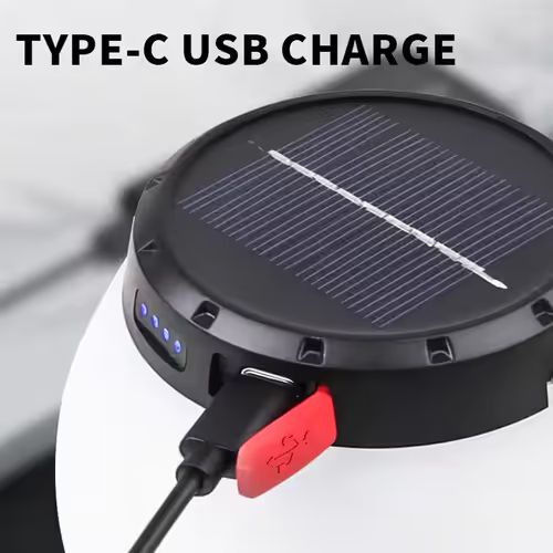 Solar Rechargeable LED Camping Lantern 