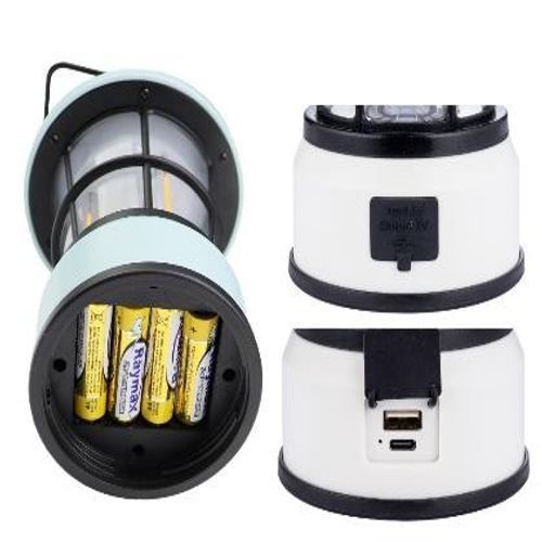 Type-C Rechargeable Power Bank LED Camping Lantern 