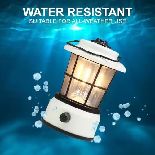 Type-C Rechargeable Power Bank LED Camping Lantern 