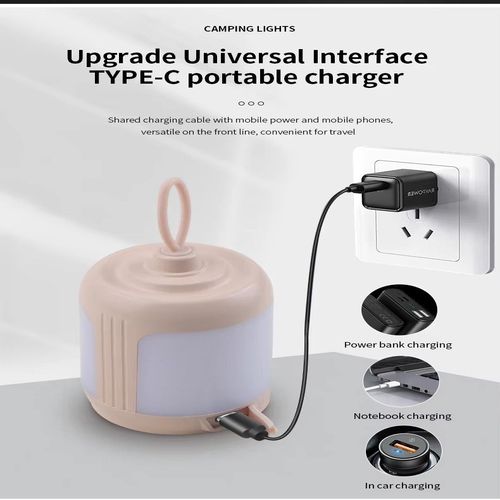 Type C Rechargeable Led  Camping Lantern