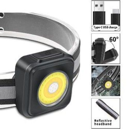 Type-C Rechargeable Mini COB LED Headlamp