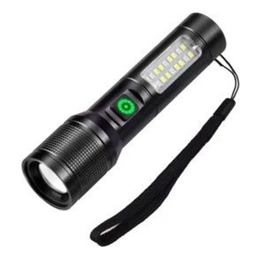 10W LED Rechargeable Zoom Flashlight 