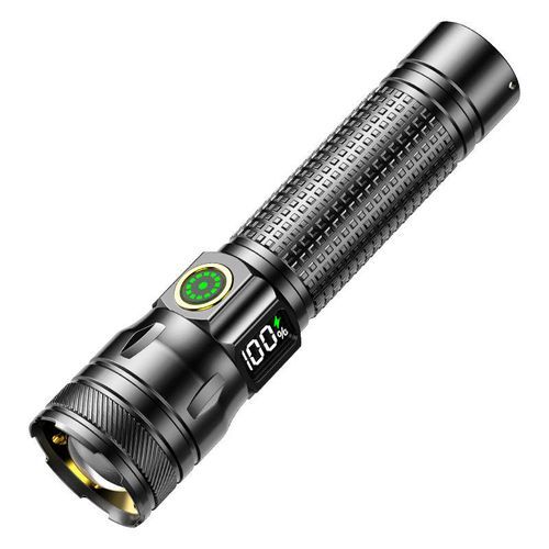  LED Rechargeable Zoom Flashlight