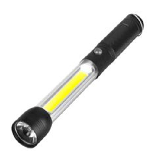  LED Rechargeable Flashlight With Magnet  And Hook