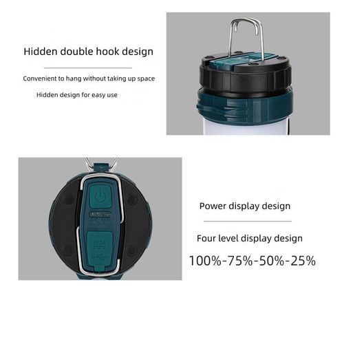 LED Multi-function Rechargeable Power bank Portable Lantern