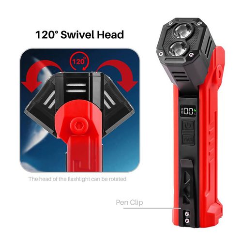 Working Light With Magnetic 180° Rotation 