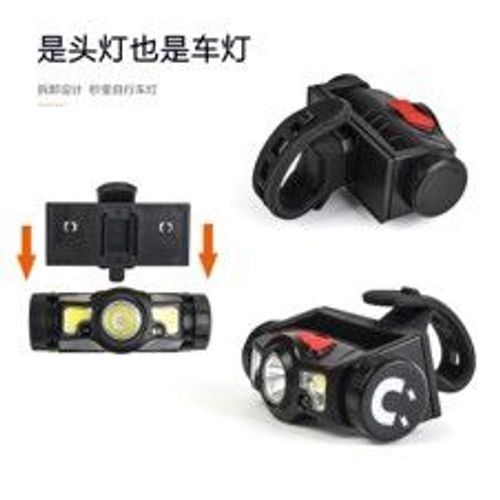 Rechargeable Multi-functional Bicycle Headlamp With Magnet