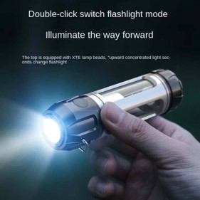 Multi-functional Type-C Rechargeable LED Camping Light Outdoor Portable Flashlight