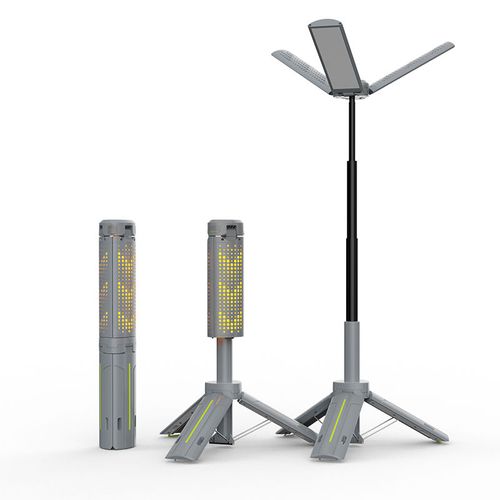 New Outdoor Multifunction 720-Degree Stepping Extendable 1 Meter Foldable LED Rechargeble Tent Campi