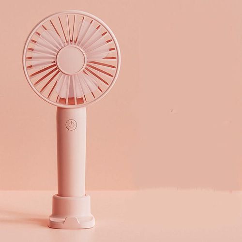 Rechargeable Handy Fan With Moblie Holder