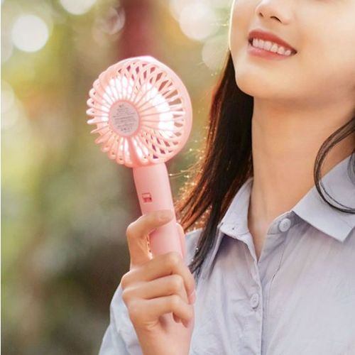 Rechargeable Handy Fan With Moblie Holder