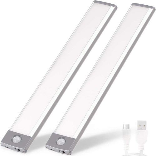 Type-C Rechargeable Magnetic Aluminum LED PIR Sensor Light 