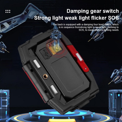 10W COB Type-C Rechargeable Foldable Work Flood Light