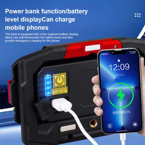 10W COB Type-C Rechargeable Foldable Work Flood Light