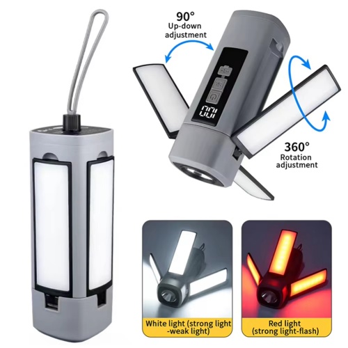 Hanging Camping Lantern -4+1 with solar-2