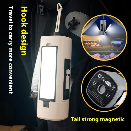 Hanging Camping Lantern -4+1 with solar-2