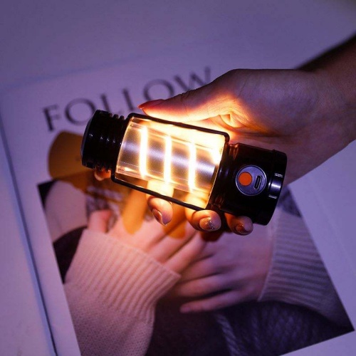 Multi-functional Type-C Rechargeable LED Camping Light Outdoor Portable Flashlight-2