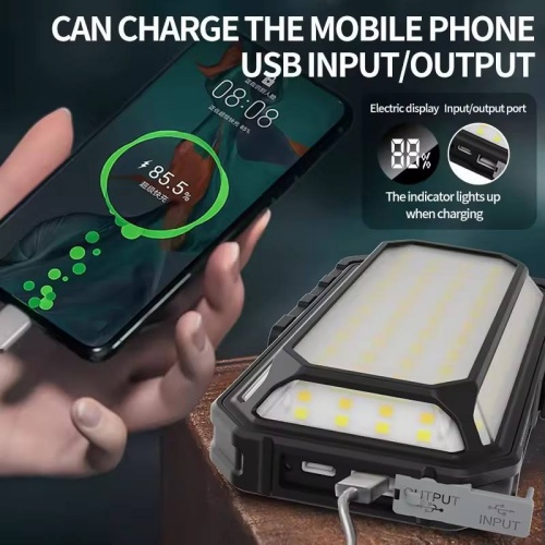 Camping lantern Solar Charging 10000mAh Battery Power Bank