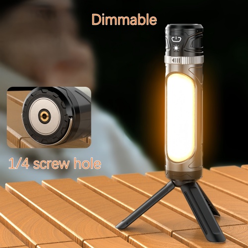 Multi-functional Type-C Rechargeable Telescopic Zoom LED Camping Light Outdoor Portable Flashlight1